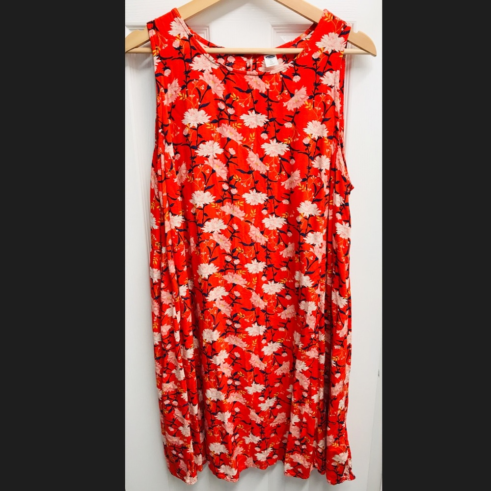 Old Navy Dark Organ Floral dress